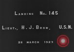 Image of Lieutenant Brow California United States USA, 1923, second 5 stock footage video 65675051293