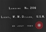 Standbild Lieutenant W M Dillon California United States USA, 1923, aus Sekunde 6 historischem Filmmaterial Videoclip 65675051294