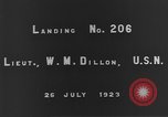 Standbild Lieutenant W M Dillon California United States USA, 1923, aus Sekunde 7 historischem Filmmaterial Videoclip 65675051294