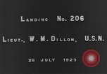 Standbild Lieutenant W M Dillon California United States USA, 1923, aus Sekunde 8 historischem Filmmaterial Videoclip 65675051294