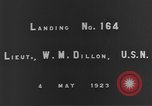 Image of Lieutenant W M Dillon California United States USA, 1923, second 6 stock footage video 65675051295