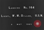 Image of Lieutenant W M Dillon California United States USA, 1923, second 7 stock footage video 65675051295
