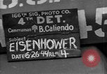 Image of General Eisenhower United Kingdom, 1944, second 1 stock footage video 65675051298