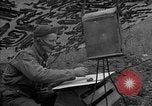 Standbild USA 127 Field Artillery Regiment Saint Lo Frankreich, 1944, aus Sekunde 48 historischem Filmmaterial Videoclip 65675051310