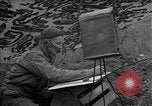 Standbild USA 127 Field Artillery Regiment Saint Lo Frankreich, 1944, aus Sekunde 50 historischem Filmmaterial Videoclip 65675051310
