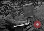 Standbild USA 127 Field Artillery Regiment Saint Lo Frankreich, 1944, aus Sekunde 54 historischem Filmmaterial Videoclip 65675051310