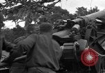 Standbild USA 127 Field Artillery Regiment Saint Lo Frankreich, 1944, aus Sekunde 25 historischem Filmmaterial Videoclip 65675051315