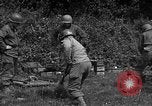 Standbild United States 87th Chemical Mortar Bataillon Carentan Frankreich, 1944, aus Sekunde 45 historischem Filmmaterial Videoclip 65675051322