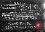 Image États-Unis 87e Bataillon de mortier chimique Carentan France, 1944, de la seconde 1 séquences d'archives historiques vidéo 65675051323