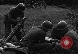 Standbild USA 87 Chemische Mörtel Bataillon Carentan Frankreich, 1944, aus Sekunde 41 historischem Filmmaterial Videoclip 65675051324