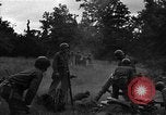 Standbild USA 87 Chemische Mörtel Bataillon Carentan Frankreich, 1944, aus Sekunde 46 historischem Filmmaterial Videoclip 65675051324