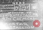 Image États-Unis 87e Bataillon de mortier chimique Carentan France, 1944, de la seconde 1 séquences d'archives historiques vidéo 65675051325