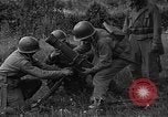 Image États-Unis 87e Bataillon de mortier chimique Carentan France, 1944, de la seconde 27 séquences d'archives historiques vidéo 65675051325