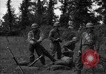 Standbild USA 87 Chemische Mörtel Bataillon Carentan Frankreich, 1944, aus Sekunde 25 historischem Filmmaterial Videoclip 65675051326