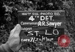 Standbild USA 35th Infantry Division Saint Lo Frankreich, 1944, aus Sekunde 7 historischem Filmmaterial Videoclip 65675051327