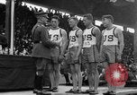 Standbild amerikanischen Athleten Joinville Le Pont Frankreich, 1919, aus Sekunde 50 historischem Filmmaterial Videoclip 65675051377