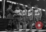 Standbild amerikanischen Athleten Joinville Le Pont Frankreich, 1919, aus Sekunde 56 historischem Filmmaterial Videoclip 65675051377