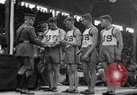 Standbild amerikanischen Athleten Joinville Le Pont Frankreich, 1919, aus Sekunde 59 historischem Filmmaterial Videoclip 65675051377