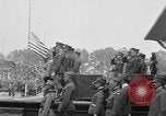 Standbild amerikanische Flagge Joinville Le Pont Frankreich, 1919, aus Sekunde 6 historischem Filmmaterial Videoclip 65675051378