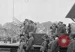 Standbild amerikanische Flagge Joinville Le Pont Frankreich, 1919, aus Sekunde 8 historischem Filmmaterial Videoclip 65675051378