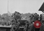 Standbild amerikanische Flagge Joinville Le Pont Frankreich, 1919, aus Sekunde 12 historischem Filmmaterial Videoclip 65675051378