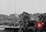 Standbild amerikanische Flagge Joinville Le Pont Frankreich, 1919, aus Sekunde 14 historischem Filmmaterial Videoclip 65675051378