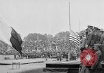 Standbild amerikanische Flagge Joinville Le Pont Frankreich, 1919, aus Sekunde 18 historischem Filmmaterial Videoclip 65675051378