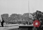 Standbild amerikanische Flagge Joinville Le Pont Frankreich, 1919, aus Sekunde 22 historischem Filmmaterial Videoclip 65675051378
