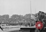 Standbild amerikanische Flagge Joinville Le Pont Frankreich, 1919, aus Sekunde 23 historischem Filmmaterial Videoclip 65675051378