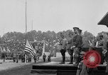 Standbild amerikanische Flagge Joinville Le Pont Frankreich, 1919, aus Sekunde 29 historischem Filmmaterial Videoclip 65675051378