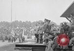 Standbild amerikanische Flagge Joinville Le Pont Frankreich, 1919, aus Sekunde 44 historischem Filmmaterial Videoclip 65675051378