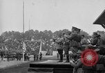 Standbild amerikanische Flagge Joinville Le Pont Frankreich, 1919, aus Sekunde 48 historischem Filmmaterial Videoclip 65675051378