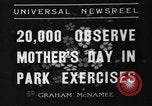Standbild Muttertag New York United States USA, 1936, aus Sekunde 1 historischem Filmmaterial Videoclip 65675051379