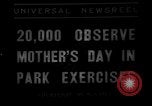 Standbild Muttertag New York United States USA, 1936, aus Sekunde 9 historischem Filmmaterial Videoclip 65675051379