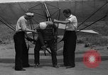 Image of early hang glider flight attempt Palos Verdes California USA, 1936, second 7 stock footage video 65675051384