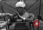 Image of early hang glider flight attempt Palos Verdes California USA, 1936, second 8 stock footage video 65675051384