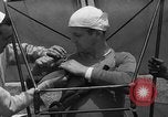 Image of early hang glider flight attempt Palos Verdes California USA, 1936, second 10 stock footage video 65675051384