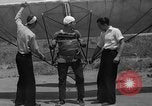 Image of early hang glider flight attempt Palos Verdes California USA, 1936, second 12 stock footage video 65675051384