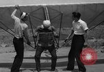 Image of early hang glider flight attempt Palos Verdes California USA, 1936, second 13 stock footage video 65675051384