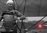 Image of early hang glider flight attempt Palos Verdes California USA, 1936, second 17 stock footage video 65675051384