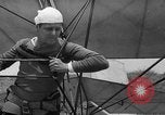 Image of early hang glider flight attempt Palos Verdes California USA, 1936, second 18 stock footage video 65675051384