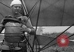 Image of early hang glider flight attempt Palos Verdes California USA, 1936, second 19 stock footage video 65675051384