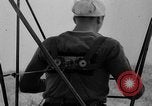 Image of early hang glider flight attempt Palos Verdes California USA, 1936, second 20 stock footage video 65675051384