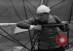 Image of early hang glider flight attempt Palos Verdes California USA, 1936, second 27 stock footage video 65675051384