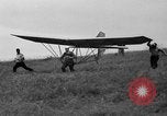 Image of early hang glider flight attempt Palos Verdes California USA, 1936, second 31 stock footage video 65675051384