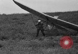 Image of early hang glider flight attempt Palos Verdes California USA, 1936, second 34 stock footage video 65675051384