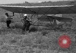 Image of early hang glider flight attempt Palos Verdes California USA, 1936, second 35 stock footage video 65675051384