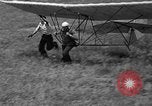 Image of early hang glider flight attempt Palos Verdes California USA, 1936, second 36 stock footage video 65675051384