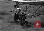Image of early hang glider flight attempt Palos Verdes California USA, 1936, second 38 stock footage video 65675051384