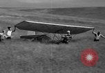 Image of early hang glider flight attempt Palos Verdes California USA, 1936, second 43 stock footage video 65675051384